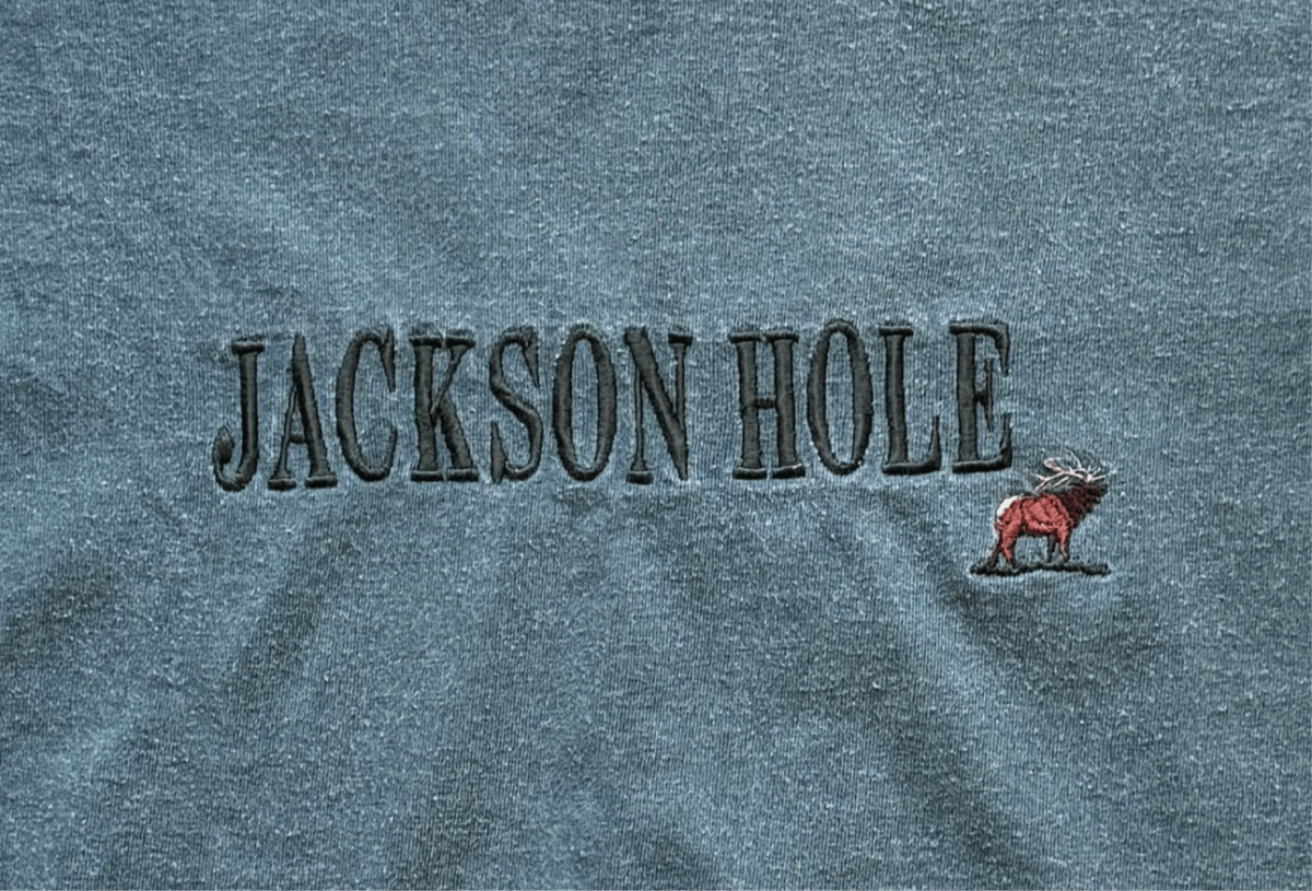 Jackson Hole Wyoming Shirt - Medium - ALL GOODS - ALL GOODS
