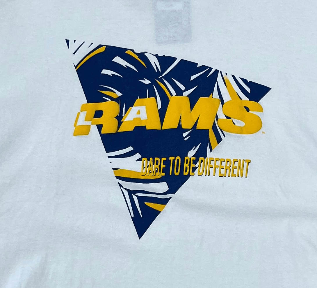 Los Angeles Rams Zubaz T-Shirt - Large - ALL GOODS - ALL GOODS