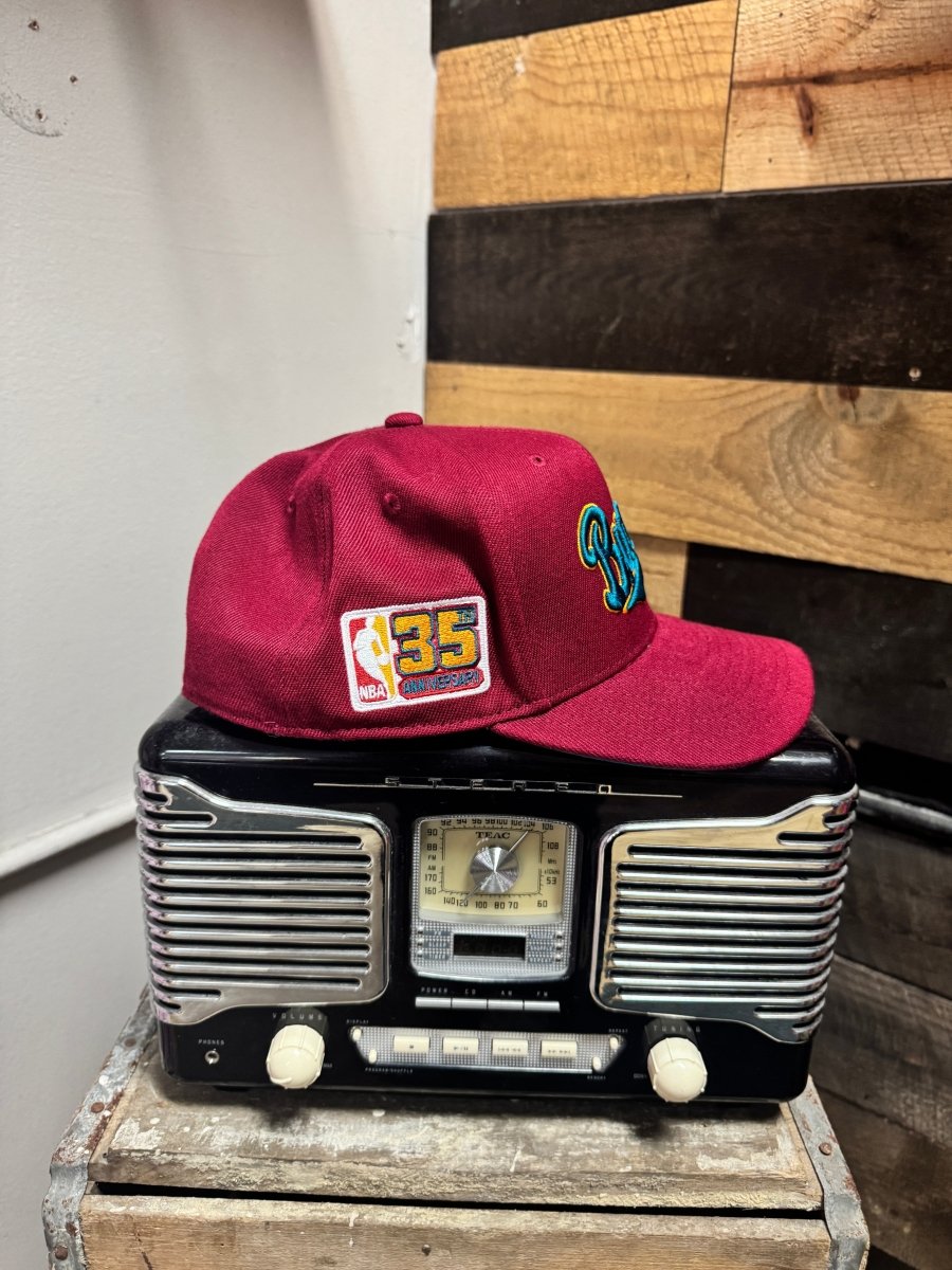 Milwaukee Bucks Maroon Fitted Hat - ALL GOODS - ALL GOODS
