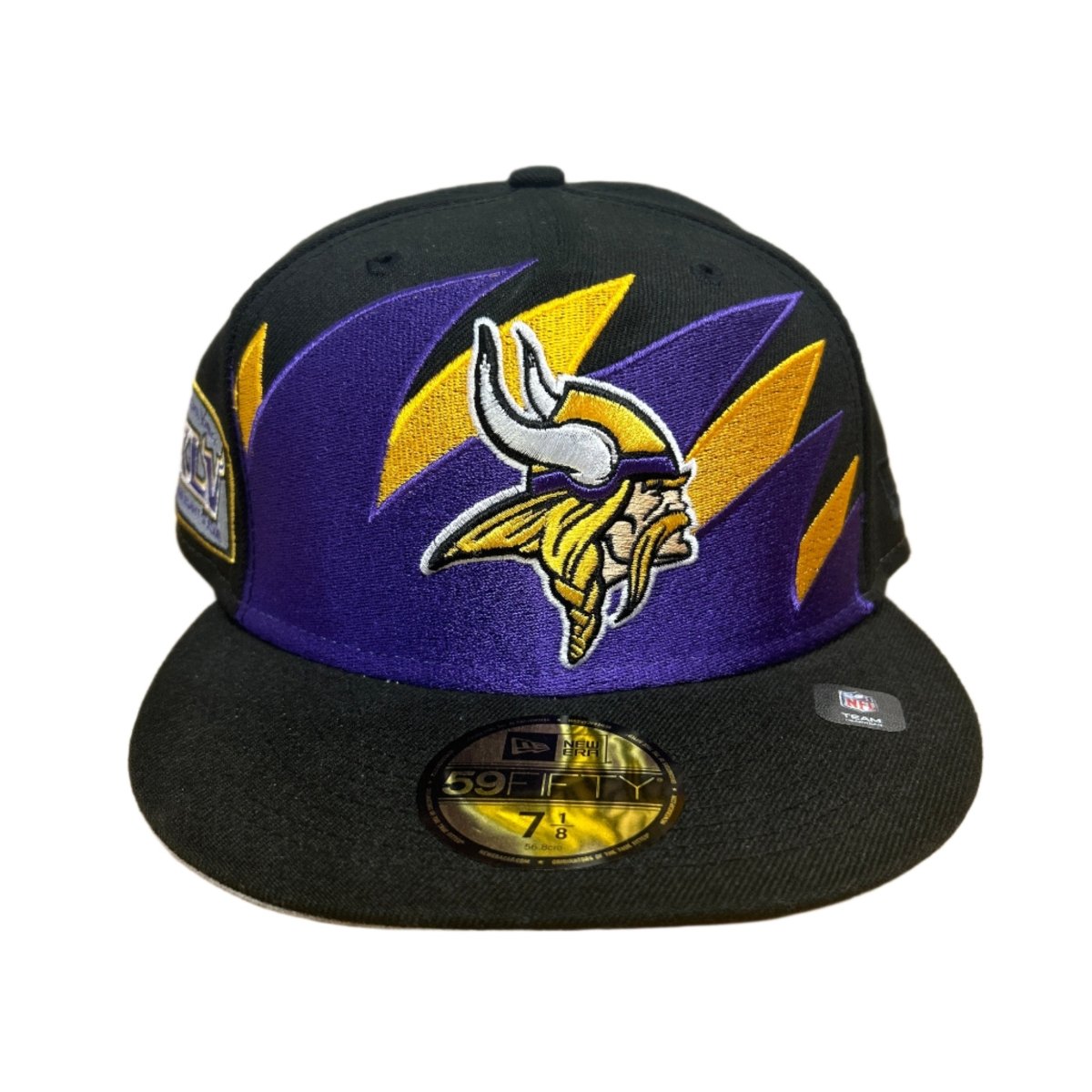 Minnesota Vikings Fitted Hat - 7 1/8 - ALL GOODS - ALL GOODS