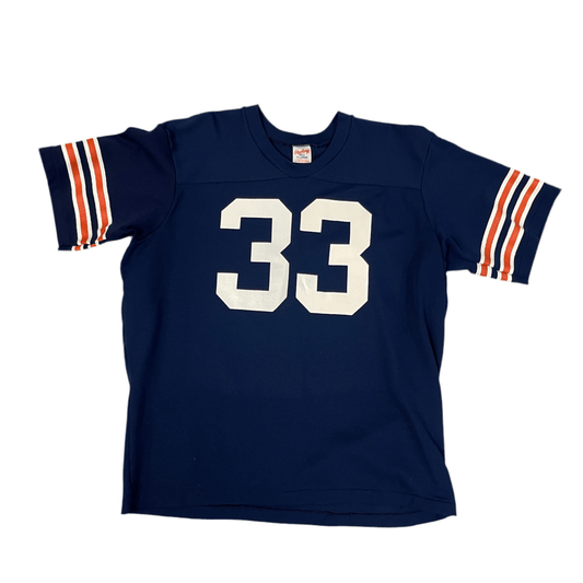 Navy and Red #33 Football Jersey - XL - ALL GOODS - ALL GOODS