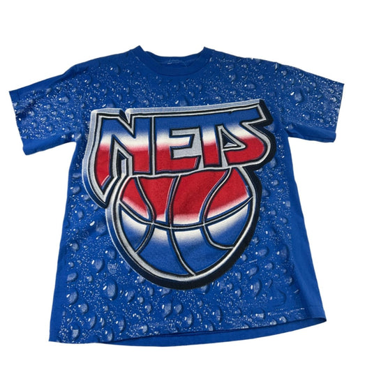 Nets Basketball Red And Blue Shirt - ALL GOODS - ALL GOODS