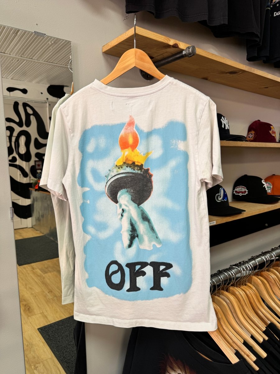 Off - White Statue of Liberty Tee - Small - ALL GOODS - ALL GOODS