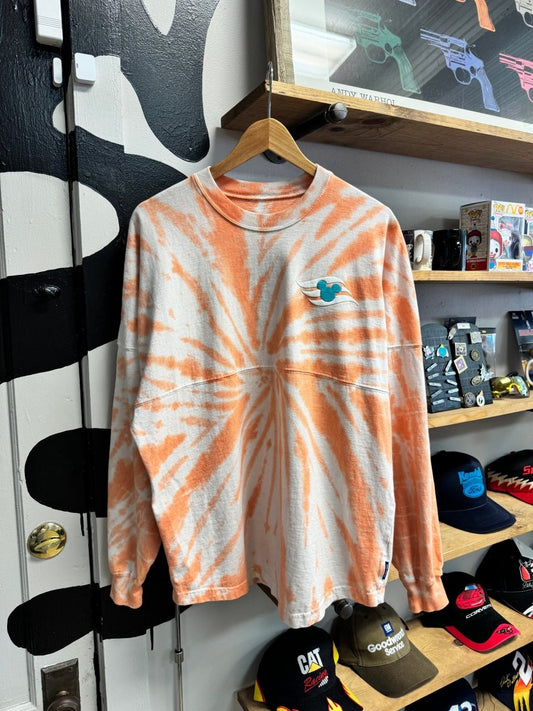 Orange Tye Dye Disney Cruise Line Tee - Large - ALL GOODS - ALL GOODS