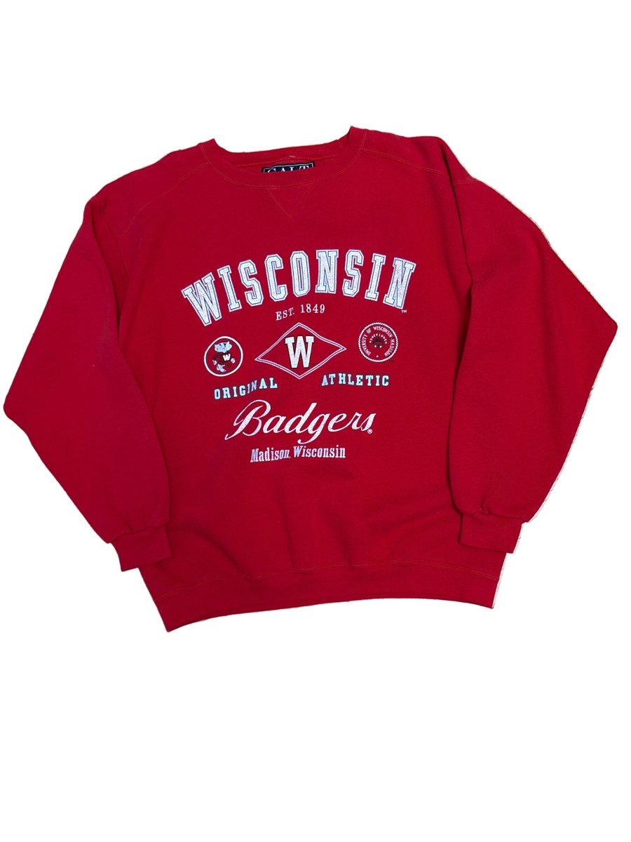 Original Athletic Badgers Crewneck - Medium - ALL GOODS - ALL GOODS