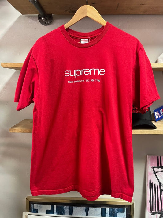 Red Supreme Logo Shirt XL - ALL GOODS - ALL GOODS