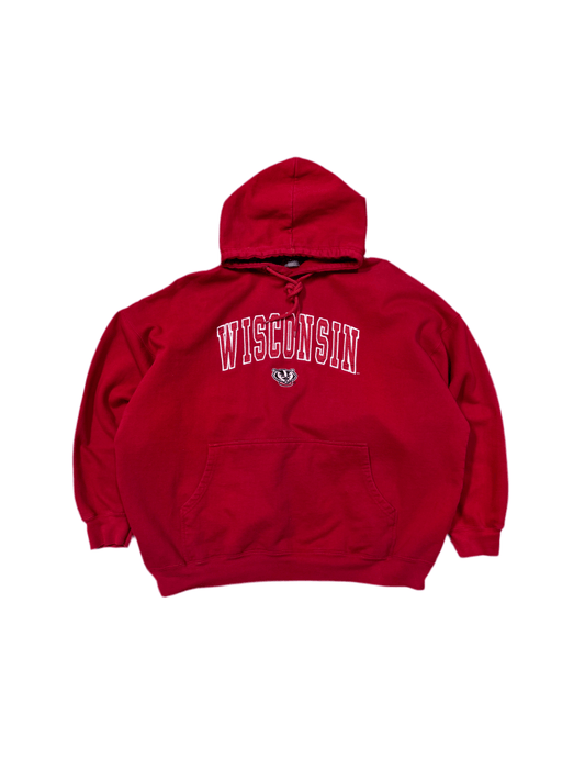 Red Wisconsin Badgers Hoodie - XL - ALL GOODS - ALL GOODS
