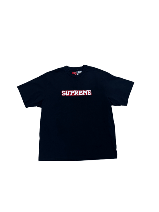 Supreme Satin Appliqué T-Shirt - 2XL - ALL GOODS - ALL GOODS