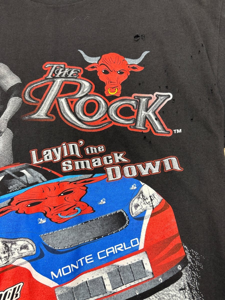The Rock WWF Racing T-Shirt - Medium - ALL GOODS - ALL GOODS