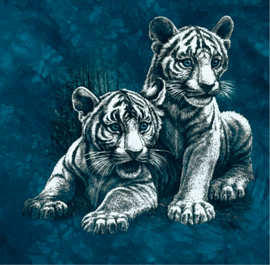 Tie Dye Tiger T-Shirt - 2XL - ALL GOODS - ALL GOODS