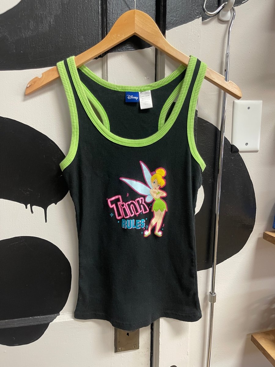 Tink Rules Tinkerbell Tank Top - L - ALL GOODS - ALL GOODS