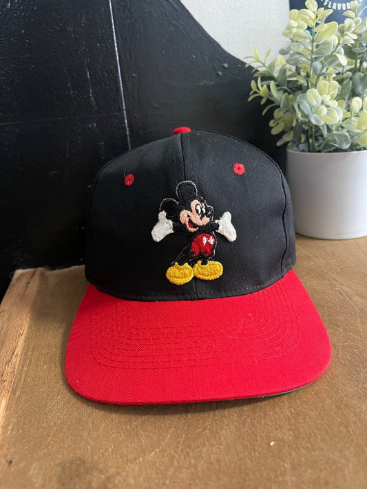Vintage 90s Mickey Mouse Disney SnapBack Hat - ALL GOODS - ALL GOODS