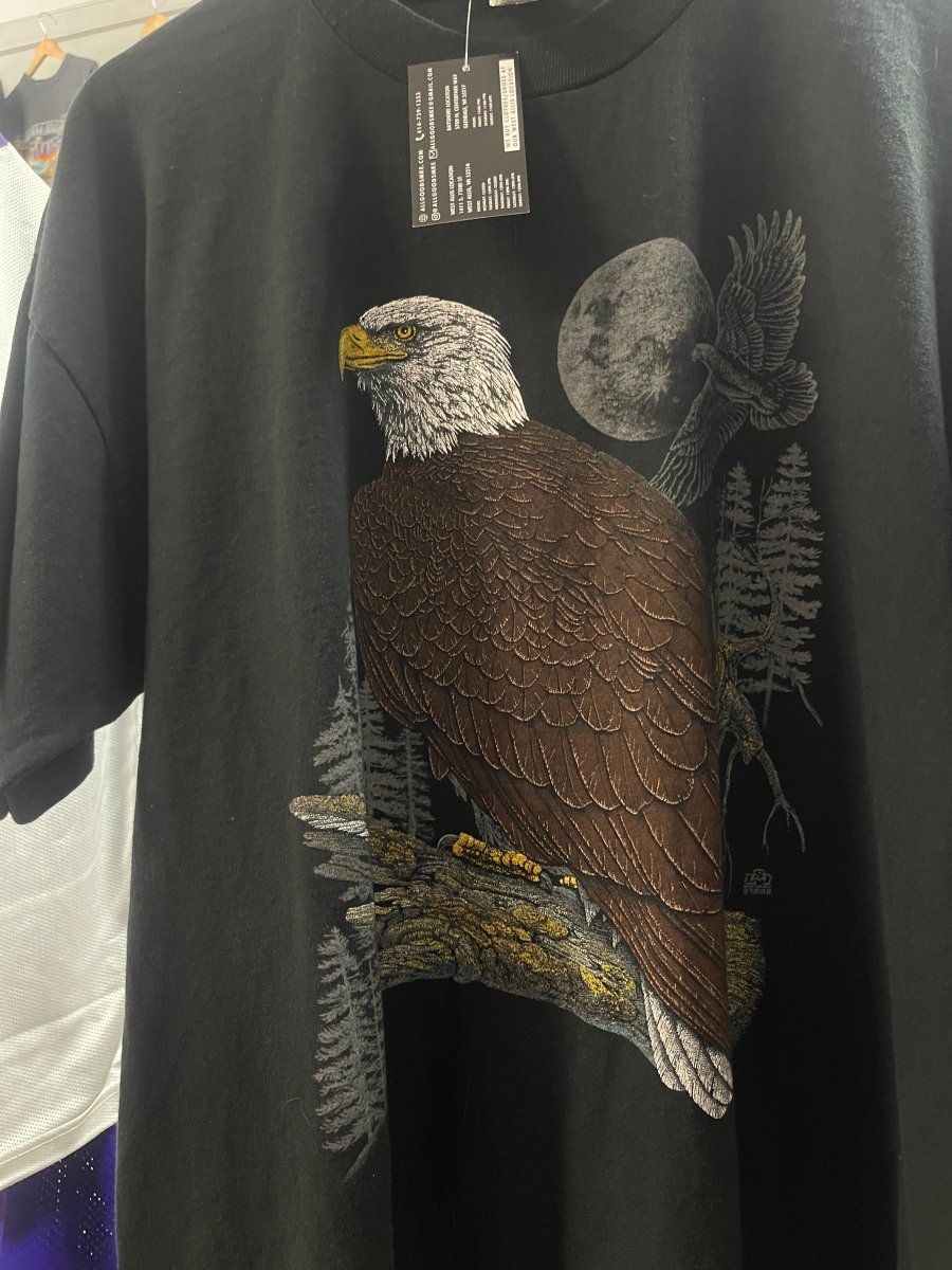 Vintage black Nature Eagle Tee - ALL GOODS - ALL GOODS
