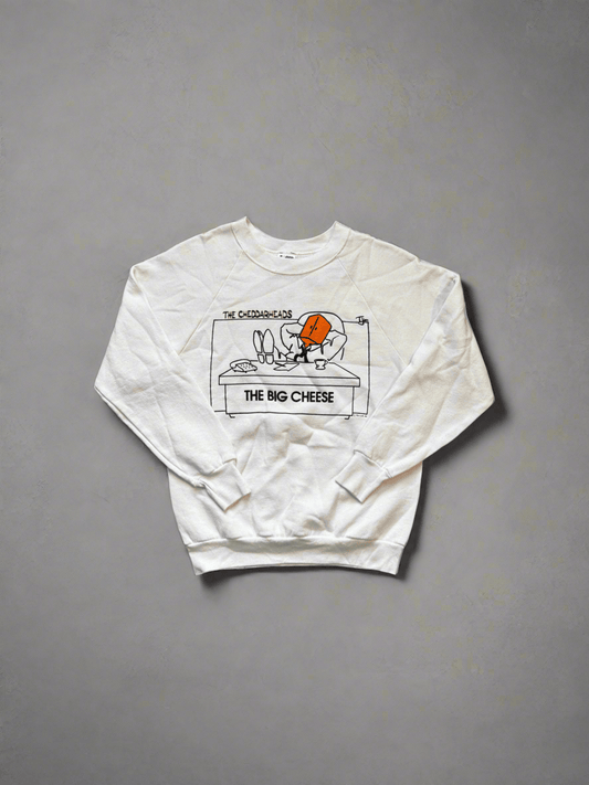 Vintage Cheddarheads “The Big Cheese” Crewneck - Small - ALL GOODS - ALL GOODS