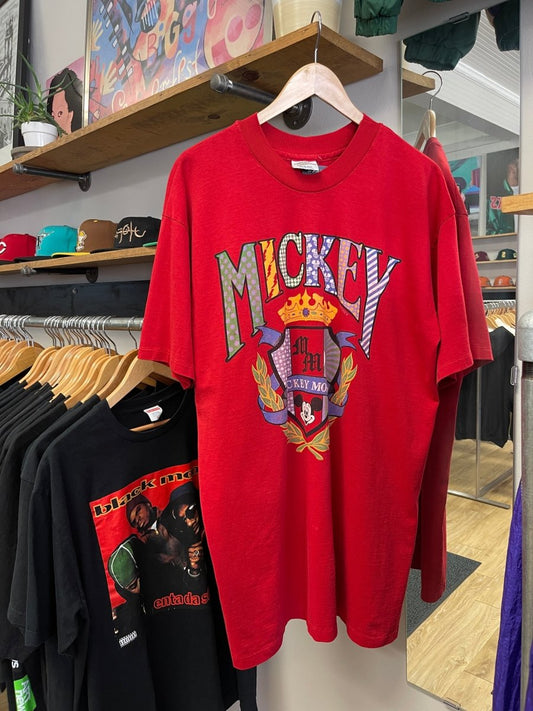Vintage Disney Mickey Mouse Red Shirt - ALL GOODS - ALL GOODS