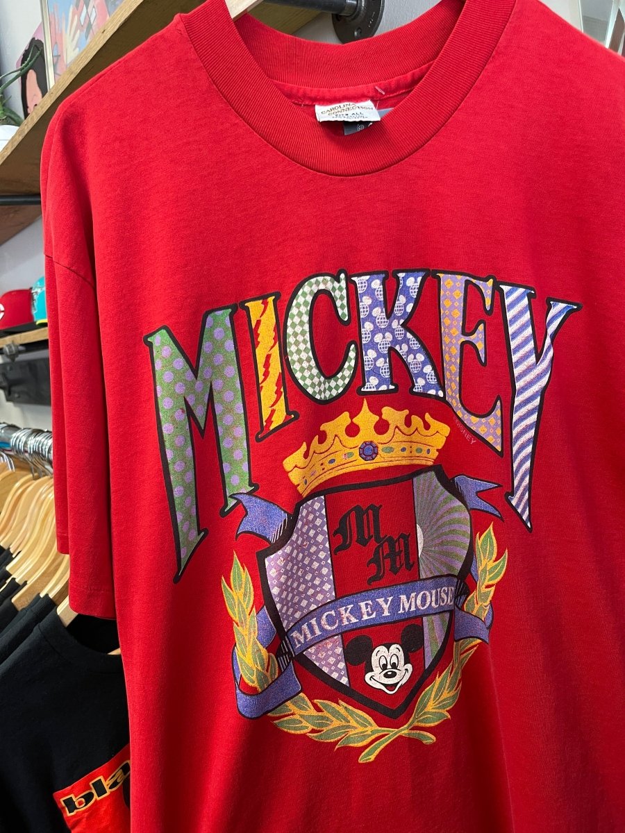 Vintage Disney Mickey Mouse Red Shirt - ALL GOODS - ALL GOODS