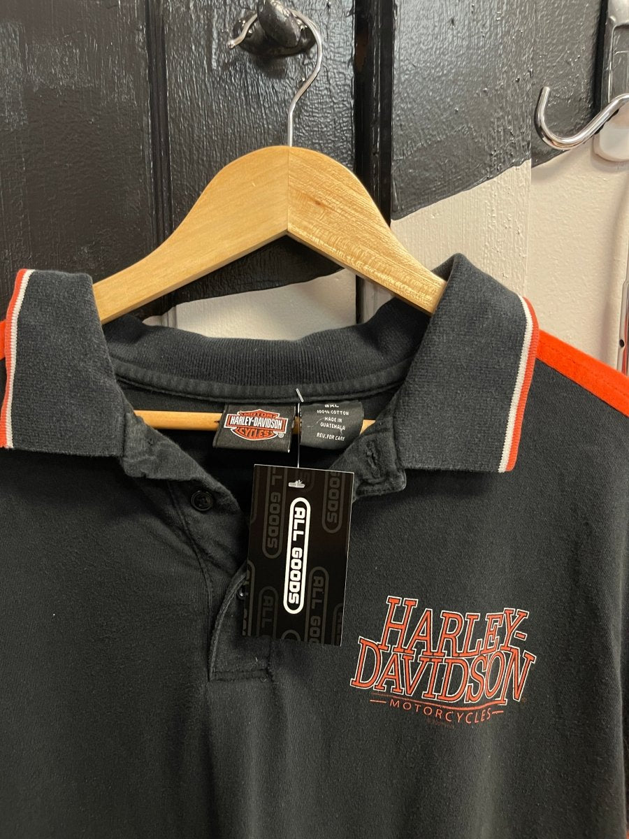 Vintage Harley Davidson Polo Shirt - ALL GOODS - ALL GOODS