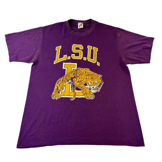 Vintage LSU Tigers Jerzees Shirt - XL - ALL GOODS - ALL GOODS