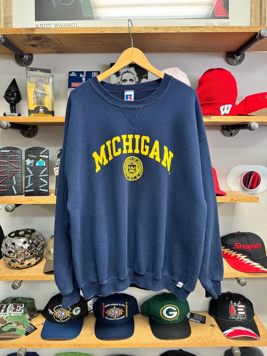 Vintage Michigan Wolverines Crewneck - XL - ALL GOODS - ALL GOODS