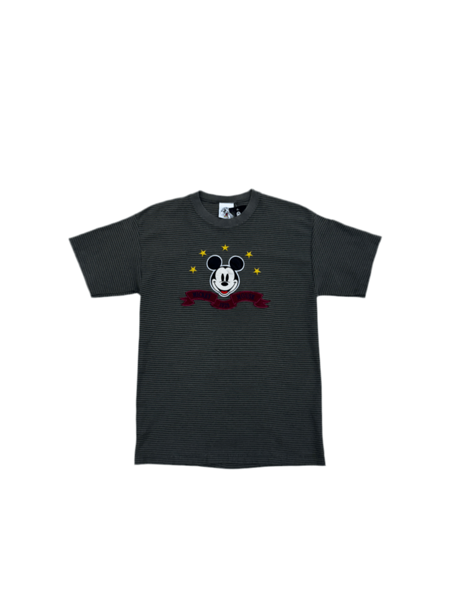 Vintage Mickey Mouse Striped T-Shirt - Large - ALL GOODS - ALL GOODS