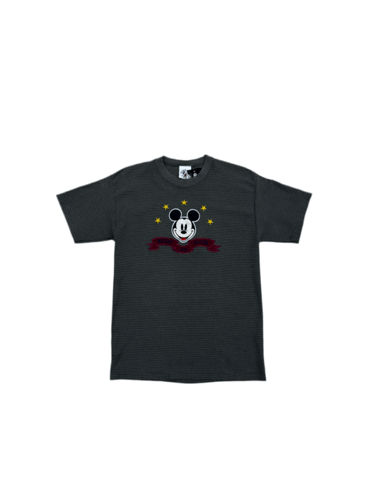 Vintage Mickey Mouse Striped T-Shirt - Large - ALL GOODS - ALL GOODS