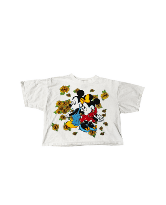 Vintage Mickie Mouse Cropped Tee - Large - ALL GOODS - ALL GOODS