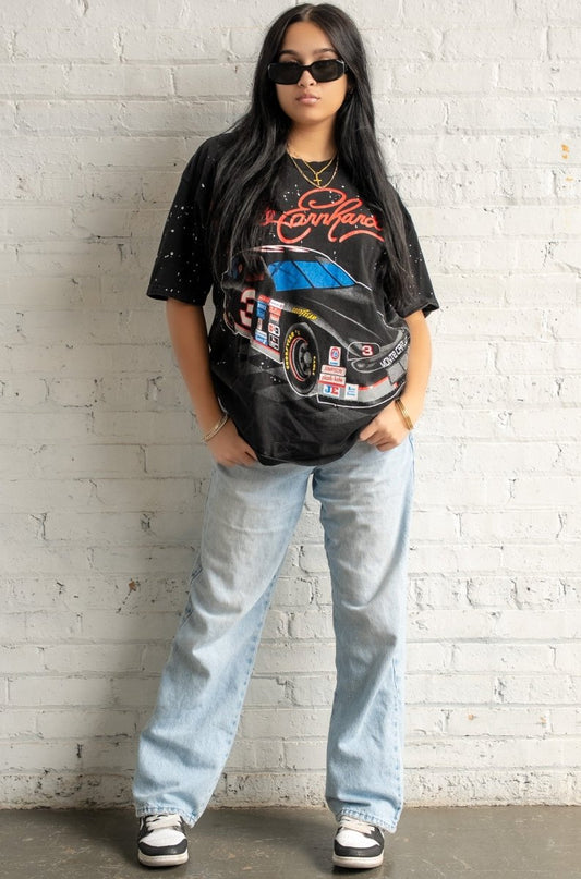 Vintage NASCAR Dale Earnhardt Sr “The Intimidator” Tee - L - ALL GOODS - ALL GOODS