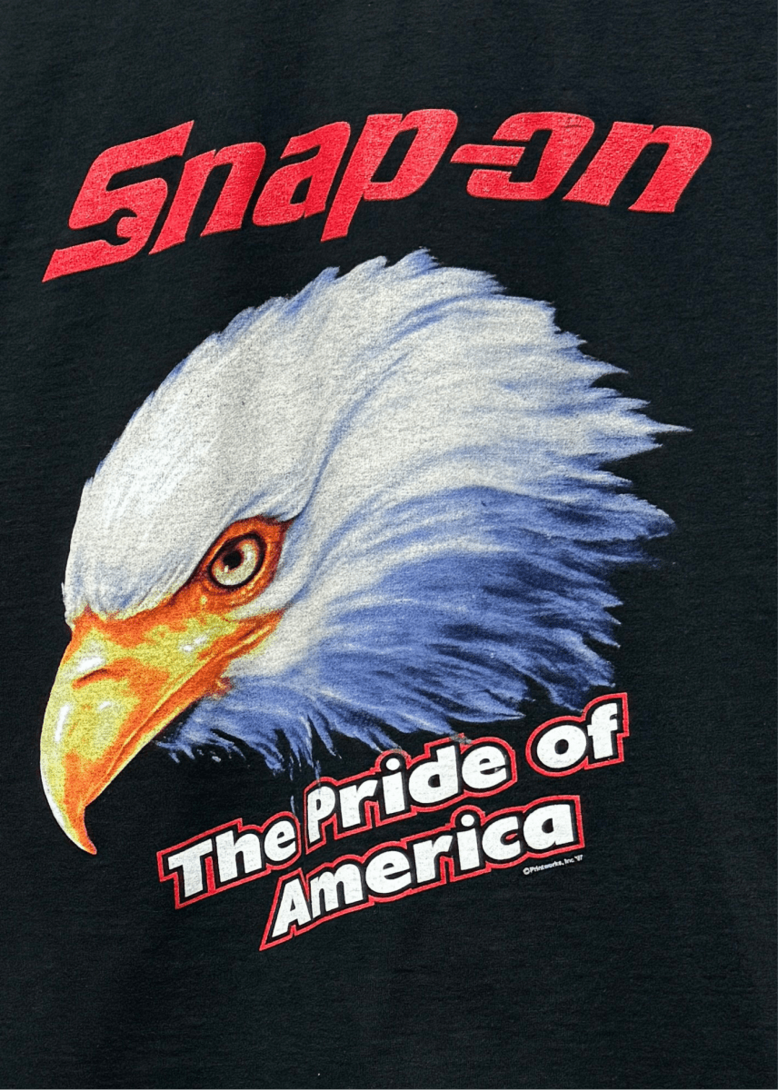 Vintage Snap - On Eagle Tee - Medium - ALL GOODS - ALL GOODS