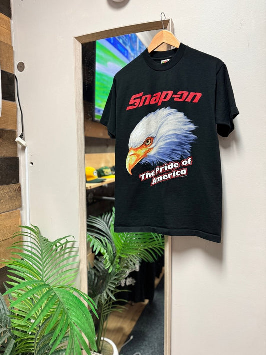 Vintage Snap - On Eagle Tee - Medium - ALL GOODS - ALL GOODS