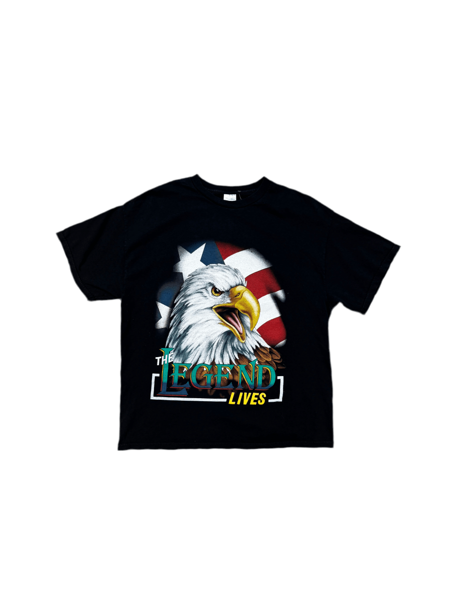 Vintage The Legend Lives Eagle Tee - Large - ALL GOODS - ALL GOODS