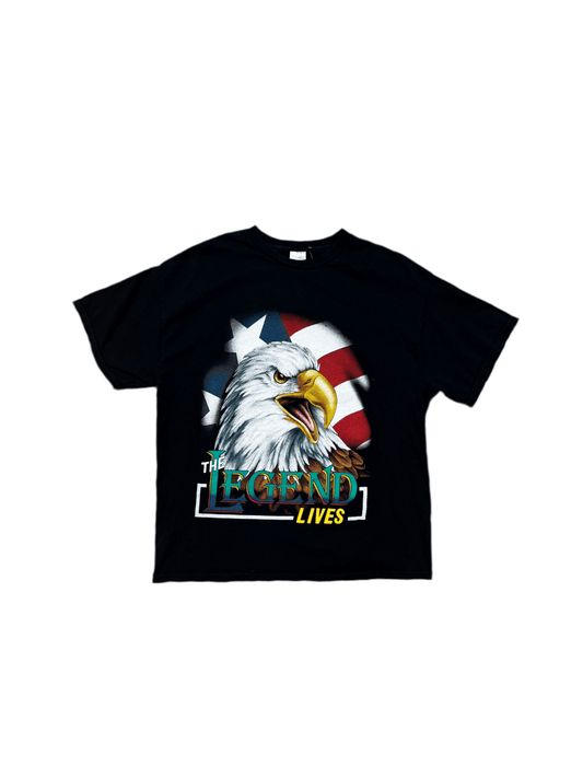 Vintage The Legend Lives Eagle Tee - Large - ALL GOODS - ALL GOODS