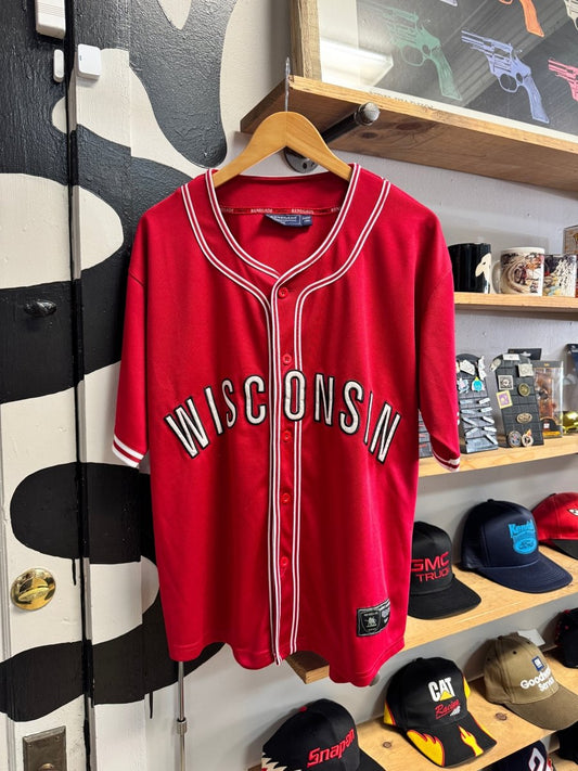 Wisconsin Badgers Baseball Jersey - Large - ALL GOODS - ALL GOODS