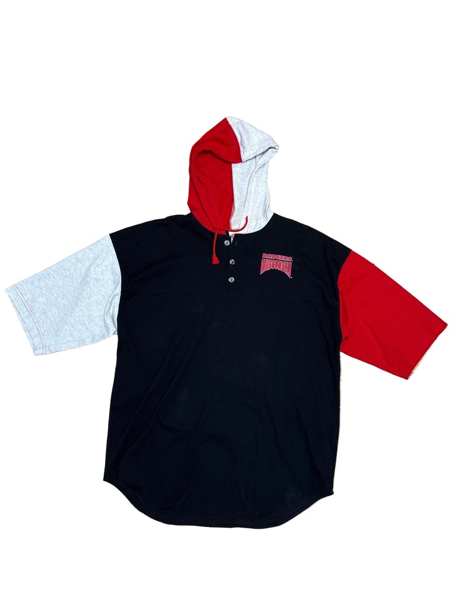 Wisconsin Badgers Hooded T-Shirt - XL - ALL GOODS - ALL GOODS