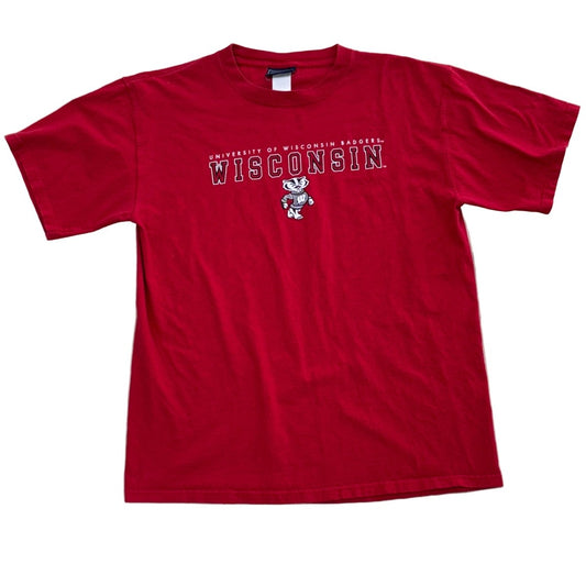 Wisconsin Badgers T-Shirt - Large - ALL GOODS - ALL GOODS