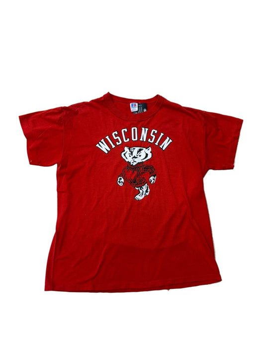 Wisconsin Badgers T-Shirt - Large - ALL GOODS - ALL GOODS