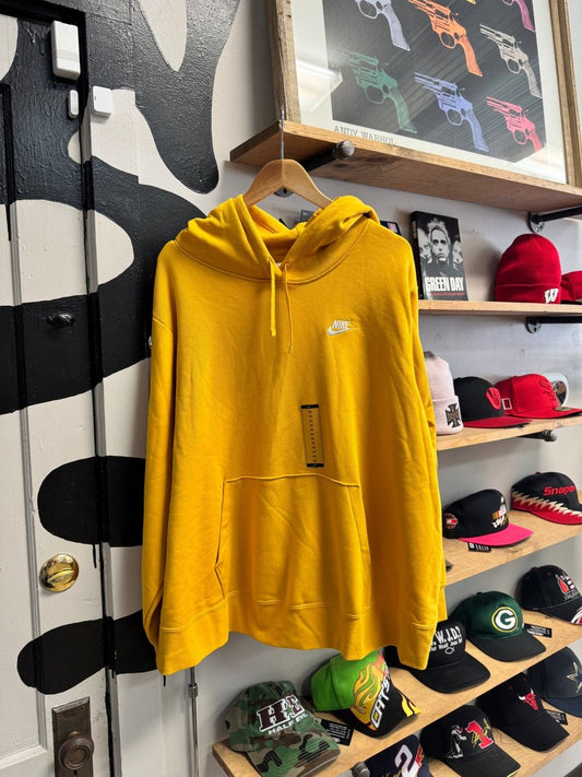 Women’s Yellow Nike Hoodie - 3XL - ALL GOODS - ALL GOODS