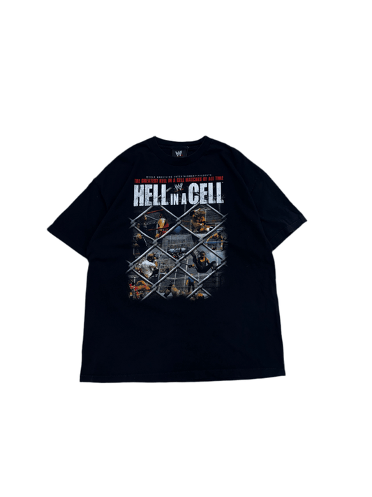 WWF Hell In A Cell T-Shirt - 2XL - ALL GOODS - ALL GOODS