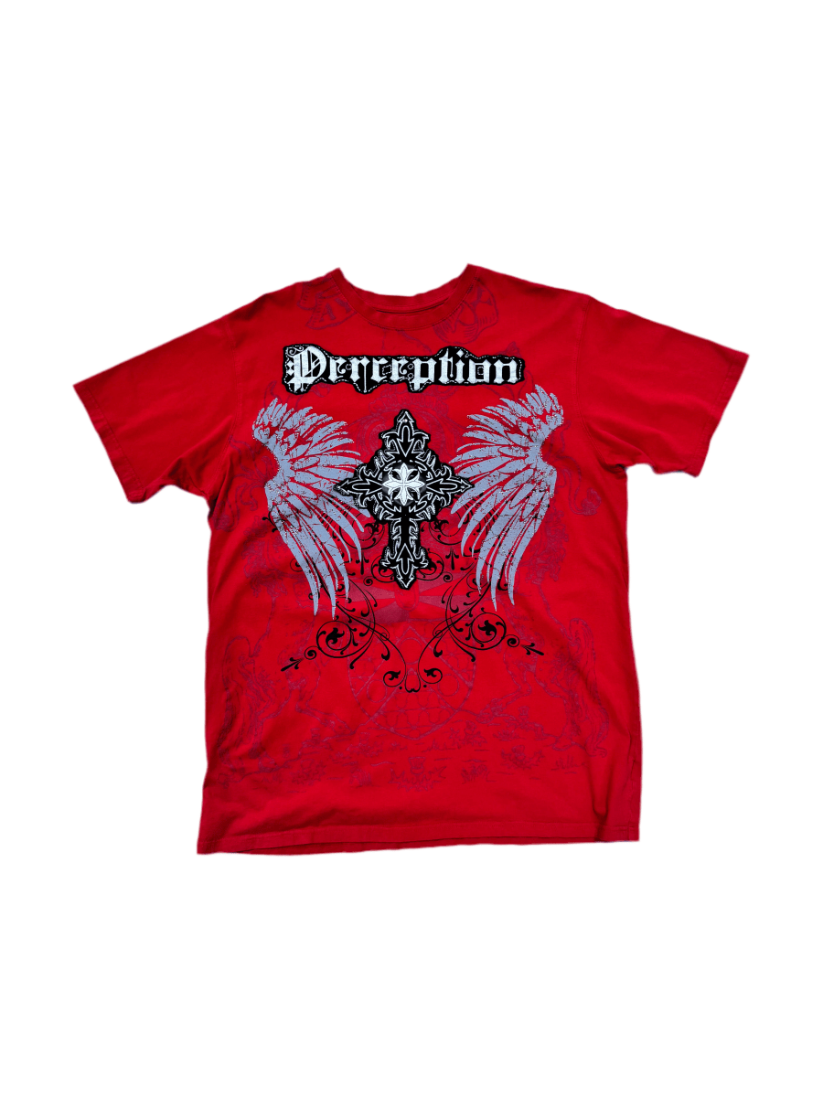 Y2K Affliction Style Shirt - XL - ALL GOODS - ALL GOODS