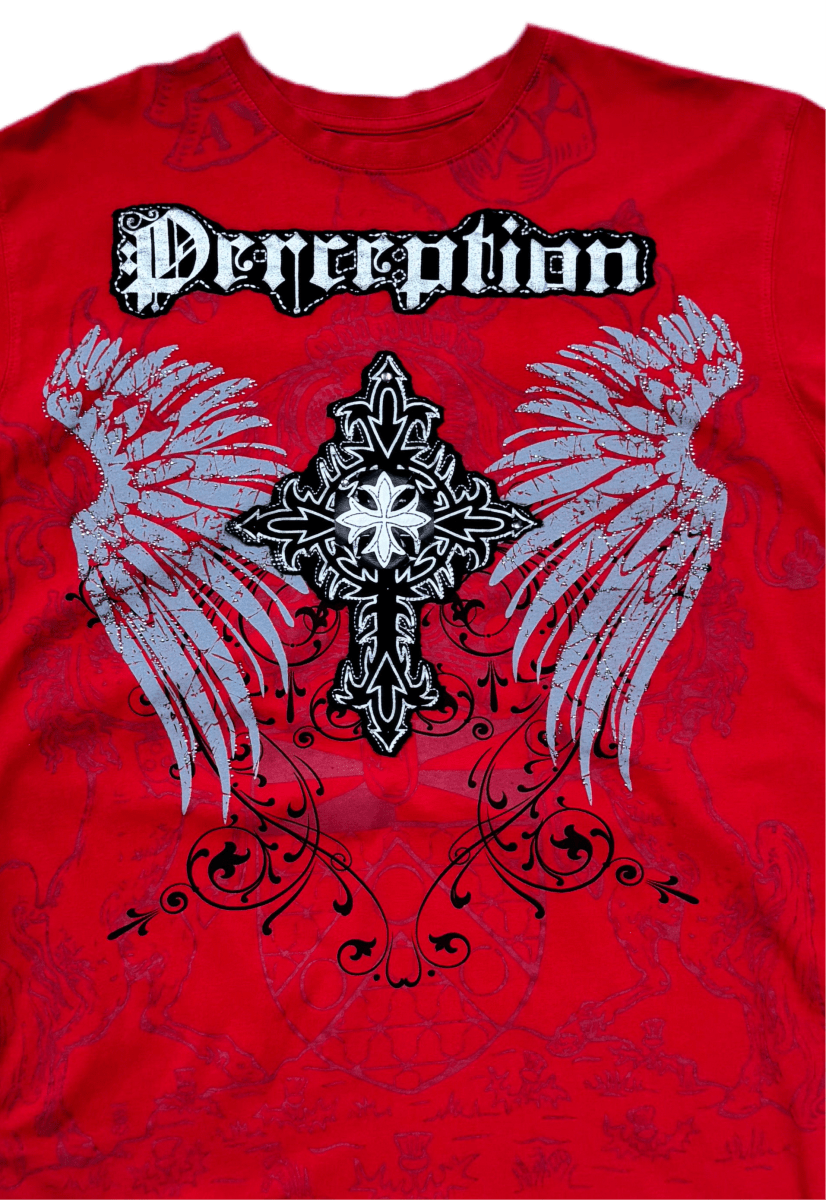 Y2K Affliction Style Shirt - XL - ALL GOODS - ALL GOODS