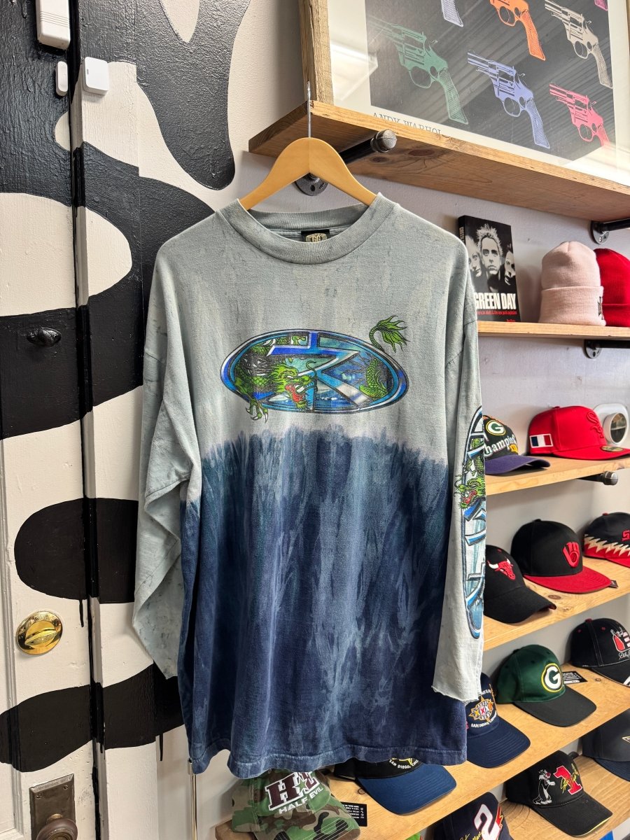 Y2K Dragon Longsleeve Shirt - XL - ALL GOODS - ALL GOODS